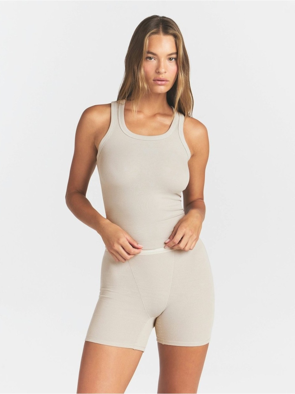 Skims Stone Scoop Neck Tank S